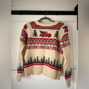 “Cozy Cabin Sweater” Holiday from Neil James Patrick. Size: Small. WORN ONCE